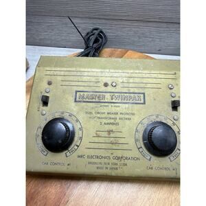 Vintage MRC Electronics Train Master Twinpak Transformer Model D-2000 Not Tested